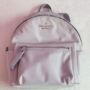 Kate Spade Outlet Nylon Chelsea Medium Backpack Lilac Moonlight